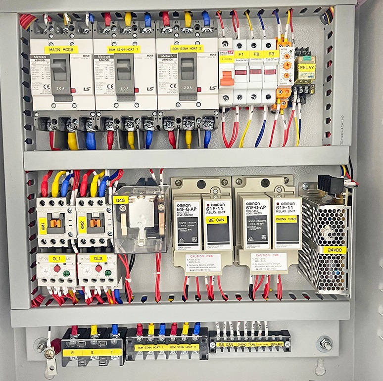 Tủ điều khiển Bơm nước cấp