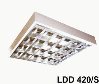 Picture of Máng đèn phản quang (gắn nổi) LDD 420/S - Duhal