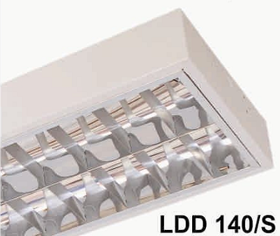 Picture of Máng đèn phản quang (gắn nổi) LDD 140/S - Duhal