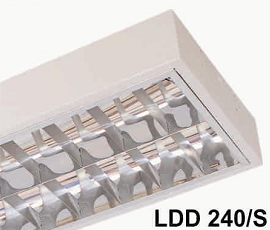 Picture of Máng đèn phản quang (gắn nổi) LDD 240/S - Duhal