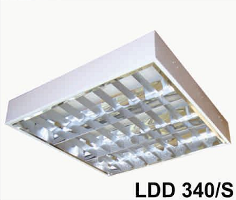 Picture of Máng đèn phản quang (gắn nổi) LDD 340/S - Duhal