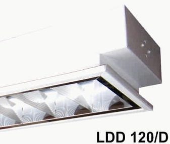 Picture of Máng đèn phản quang loại âm trần LDD 120/D - Duhal