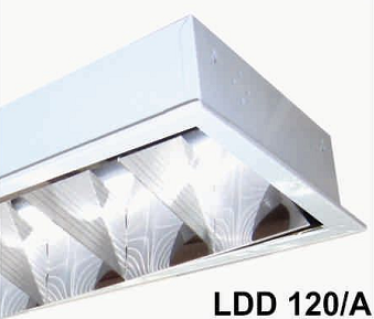 Picture of Máng đèn phản quang loại âm trần LDD 120/A - Duhal