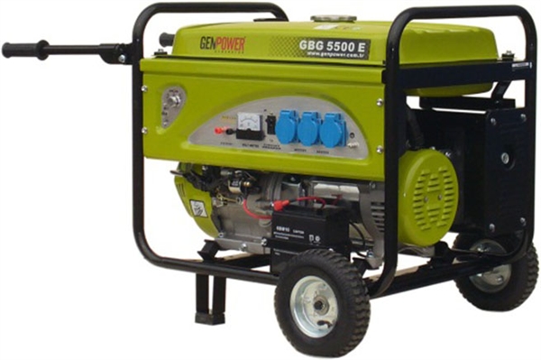 Picture of Gasoline Portable Generators Genpower 5.5 KVA 230V - GBG 5500E