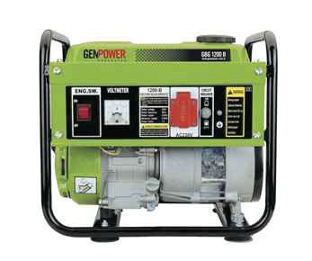 Picture of Gasoline Portable Generators Genpower 8 KVA 230/400 V - GBG 8000TE