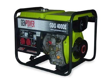Picture of Diesel Portable Generators Genpower 4 KVA 230V - GDG4000E 