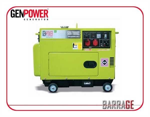 Picture of Diesel Portable Generators Genpower 4 KVA 230V - GDG4000ECS