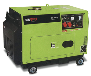 Picture of Diesel Portable Generators Genpower 7 kVA 230V - GDG7000E