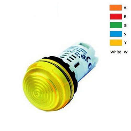 Picture of Đèn báo vòm màu xanh lá cây phi 22 IDEC YW1P 220V AC