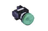 Picture of Đèn báo vòm màu xanh lá cây phi 22 IDEC YW1P 24V AC/DC