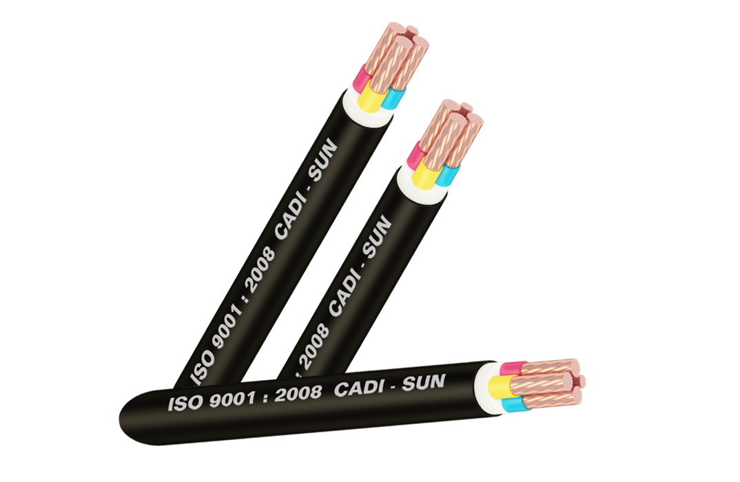 Picture of Cáp đồng 4 ruột (1 lõi trung tính nhỏ hơn) Cu/PVC/CVV 3x240+1x150 - Cadisun