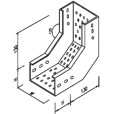 Picture for category Cút máng 90 độ trong