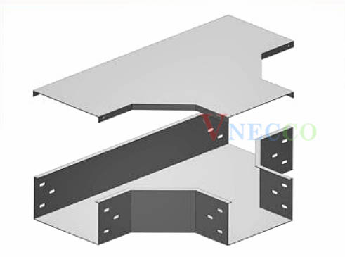 Picture of Cút máng 3 ngã không đột lỗ sơn tĩnh điện FTTF3P200