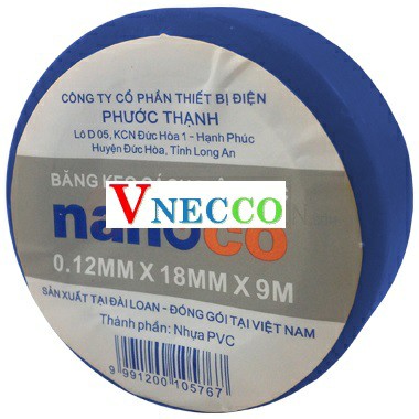 Picture of Băng keo điện PVC 20Y - xanh dương Nanoco