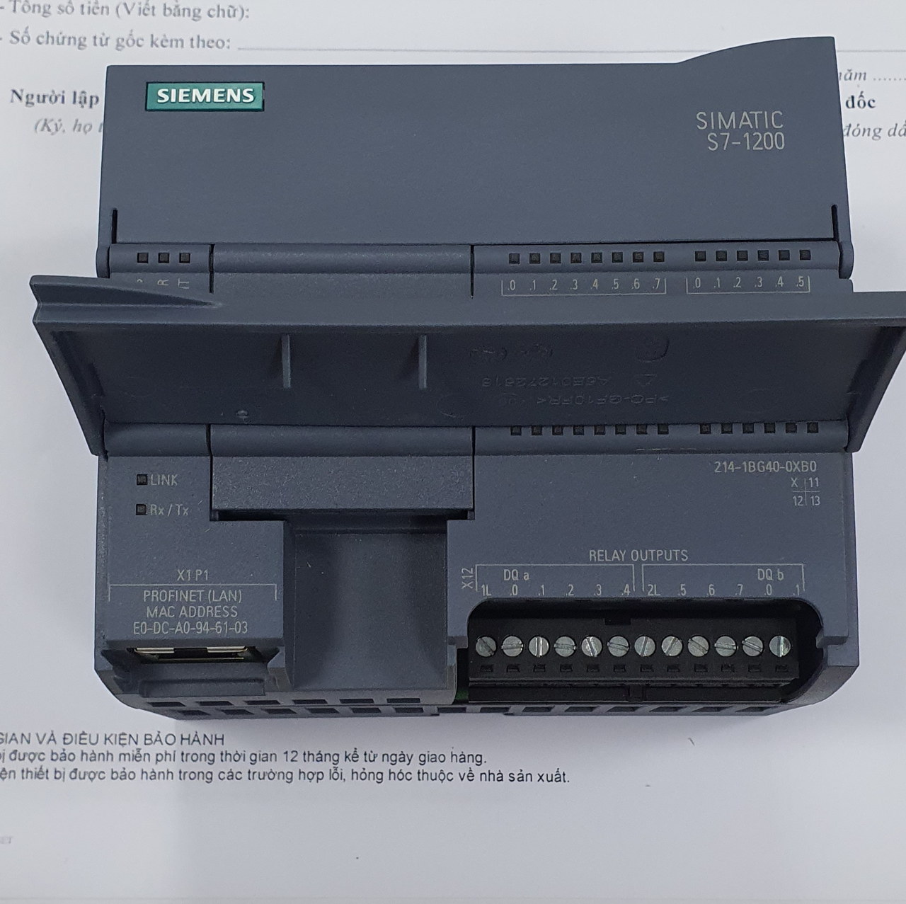 CPU S7-1200 1214C AC Siemens 6ES7214-1BG40-0XB0