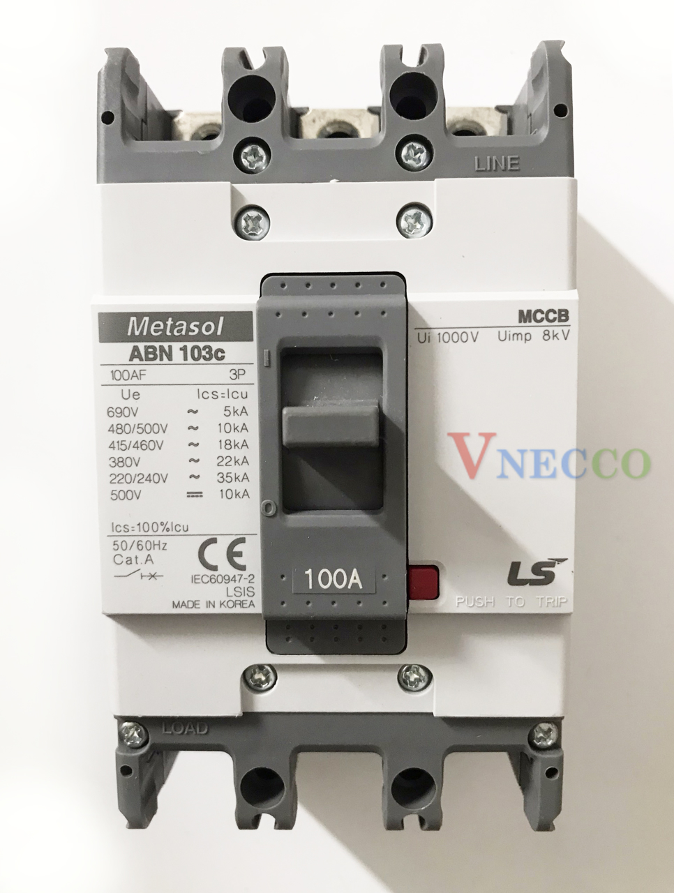 MCCB Metasol LS ABN103cM