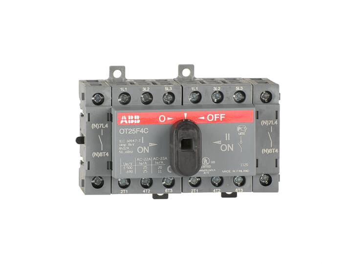 Picture of Bộ chuyển nguồn bằng tay ABB - 4P - OT25F4C
