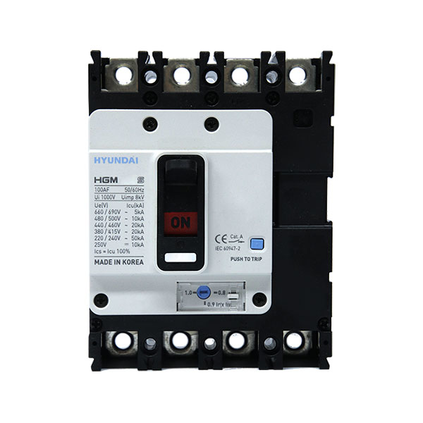 Picture of Aptomat Hyundai MCCB HGM100S-F 4P 25A 20kA