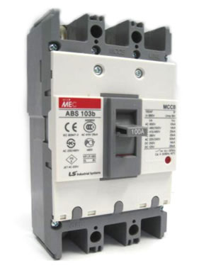 Picture of Cầu dao tự động cắt dòng rò Mccb LS 3 cực 15A 25kA - ABS103b