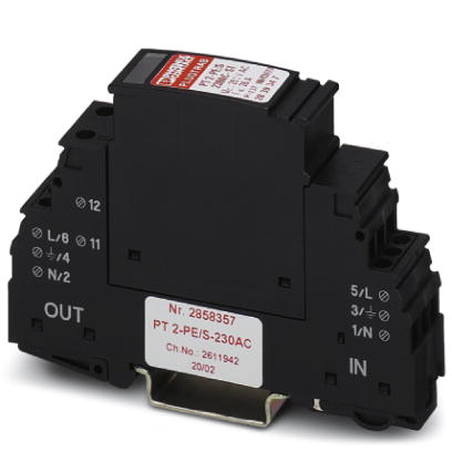 Picture of Chống sét loại 3 cho thiết bị đầu cuối Phoenix Contact PT 2-PE/S-230AC/FM