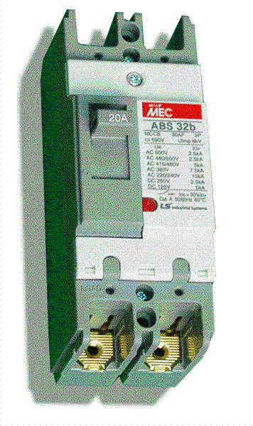 Picture of Cầu dao tự động Mccb LS 2 cực 15A 10kA - ABS32b