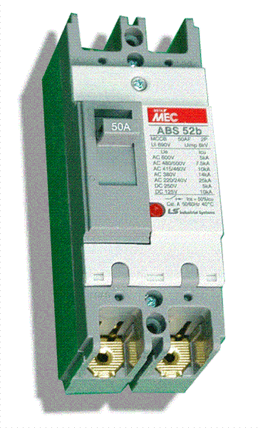 Picture of Cầu dao tự động Mccb LS 2 cực 10A 25kA - ABS52b