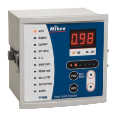 Picture of Bộ điều khiển tụ bù 6 cấp 415VAC mặt 96x96 Mikro PFR96P-415-50