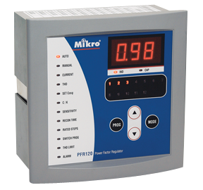 Picture of Bộ điều khiển tụ bù 12 cấp 220VAC mặt 144x144 Mikro PFR120-220-50