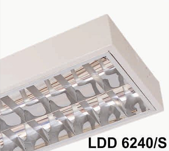 Picture of Máng đèn phản quang (gắn nổi) LDD 6240/S - Duhal