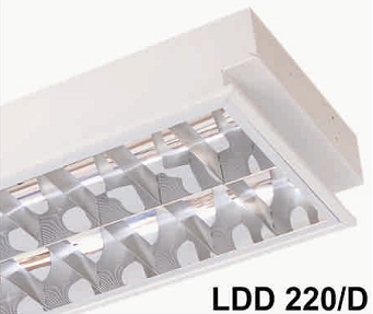 Picture of Máng đèn phản quang loại âm trần LDD 220/D - Duhal