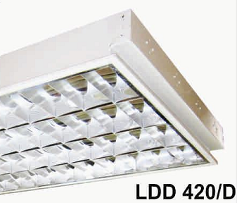 Picture of Máng đèn phản quang loại âm trần LDD 420/D - Duhal