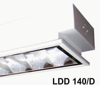 Picture of Máng đèn phản quang loại âm trần LDD 140/D - Duhal