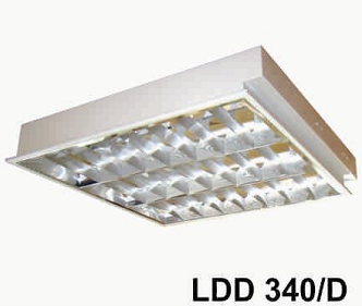 Picture of Máng đèn phản quang loại âm trần LDD 340/D - Duhal