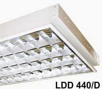 Picture of Máng đèn phản quang loại âm trần LDD 440/D - Duhal