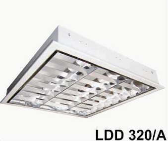 Picture of Máng đèn phản quang loại âm trần LDD 320/A - Duhal