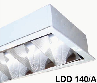 Picture of Máng đèn phản quang loại âm trần LDD 140/A - Duhal
