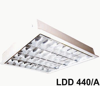 Picture of Máng đèn phản quang loại âm trần LDD 440/A - Duhal