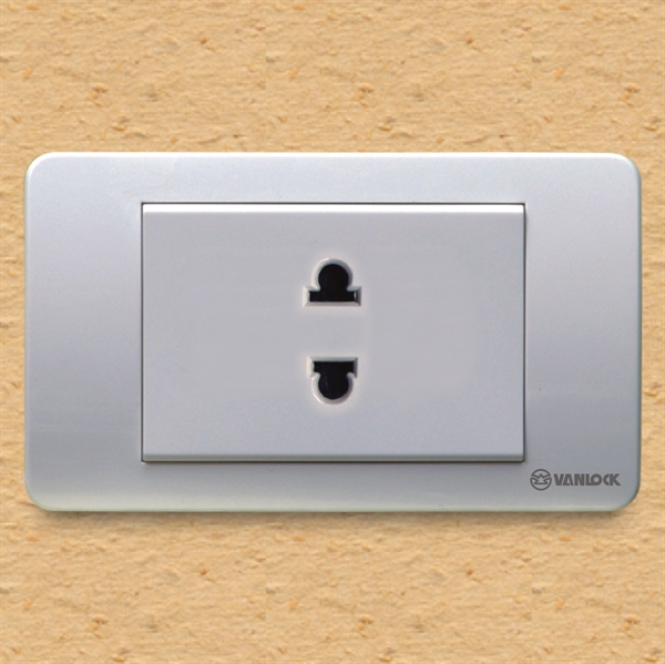 Picture of Ổ cắm đơn 2 chấu 16A Sino - S18AU