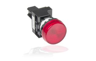 Picture of Đèn báo vòm màu đỏ Ø22 IDEC YW1P-2EQH-R