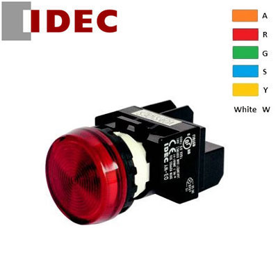 Picture of Đèn báo màu Hổ phách phi 22 Idec YW1P 6V AC/DC
