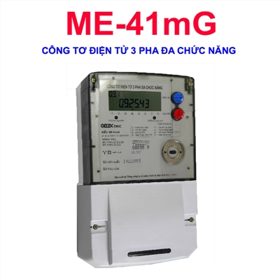 Picture of Công tơ điện tử 3 pha 1 giá 5A(100)A 57.5/100/415V CCX 0.5 (ME-41mG)