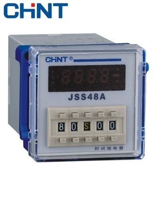 Picture of Bộ hẹn giờ luân phiên (1~99 h/m/s) Chint 1NO-1NC JSS48A-S