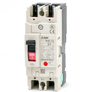 Picture of Cầu dao MCCB cắt ngắn mạch cao Mitsubishi H/L NF63-HV 4P 10kA 16A