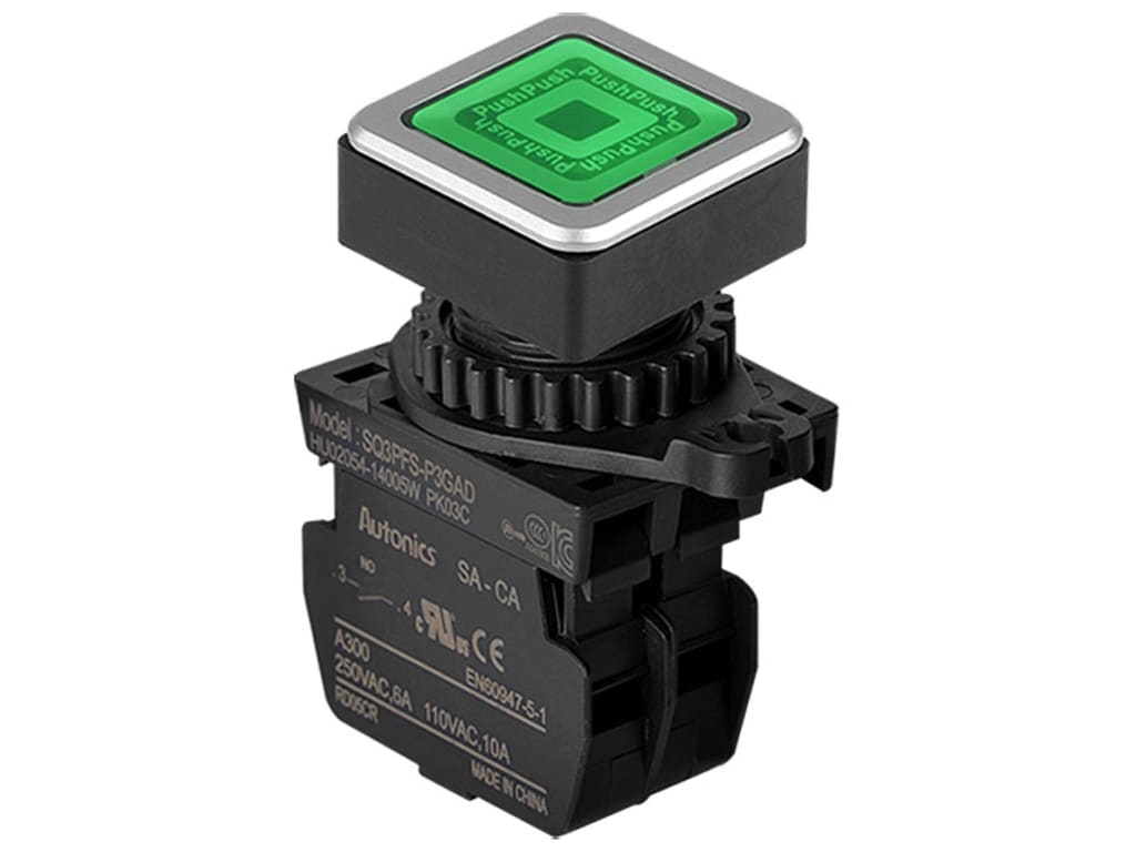 Picture of Nút nhấn vuông SQ3PFS-P1B2BM Autonics