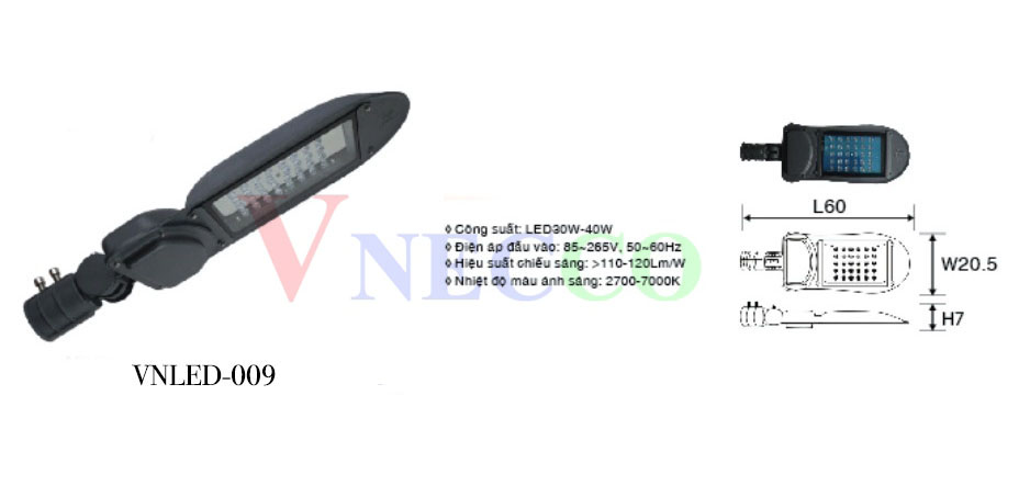 Picture of Đèn đường Led VN-Led 009 - 30W