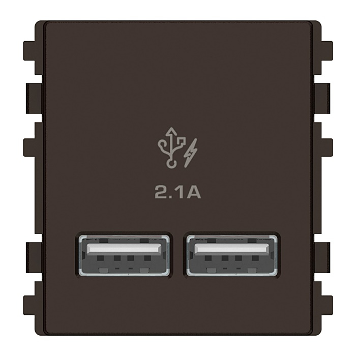 Picture of 2 Cổng 2, 1A USB, Size 2M, Màu Đồng
