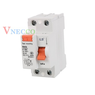 Picture of Cầu dao chống dòng rò Rccb LS Rkn-b 1P+N 63A 30mA