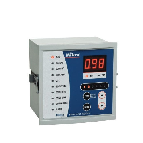 Picture of Bộ điều khiển tụ bù 6 cấp,220VAC mặt 144x144 Mikro PFR60-220-50