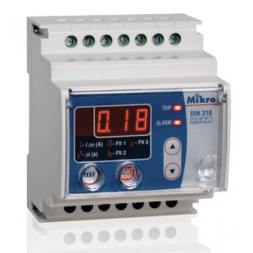 Picture of Rơ le bảo vệ dòng dò gắn Din rail Mikro DIN310-240A
