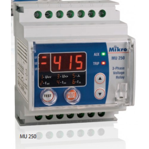 Picture of Rơle bảo vệ điện áp đa tính năng Mikro MU250-415